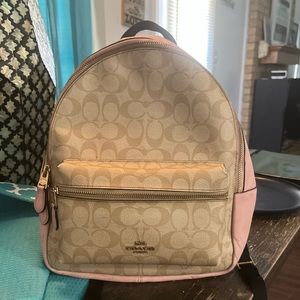 Pink coach bag
